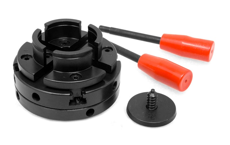 WEN LA4444 4-Inch 4-Jaw Self-Centering Chuck Set with 1-Inch x 8TPI Thread - Image 2